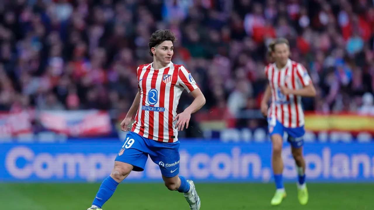 Julián Álvarez ausente por segundo día consecutivo: crece la incertidumbre en el Atlético de Madrid