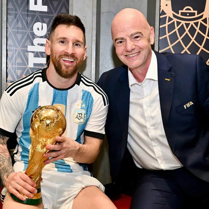 Infantino sobre la despedida de Messi de la Selección: “Te retirás como campeón de la Copa Mundial”