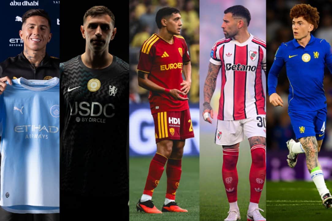 Uno por uno: los futbolistas de la Selección argentina que cambiaron de club en este mercado de pases