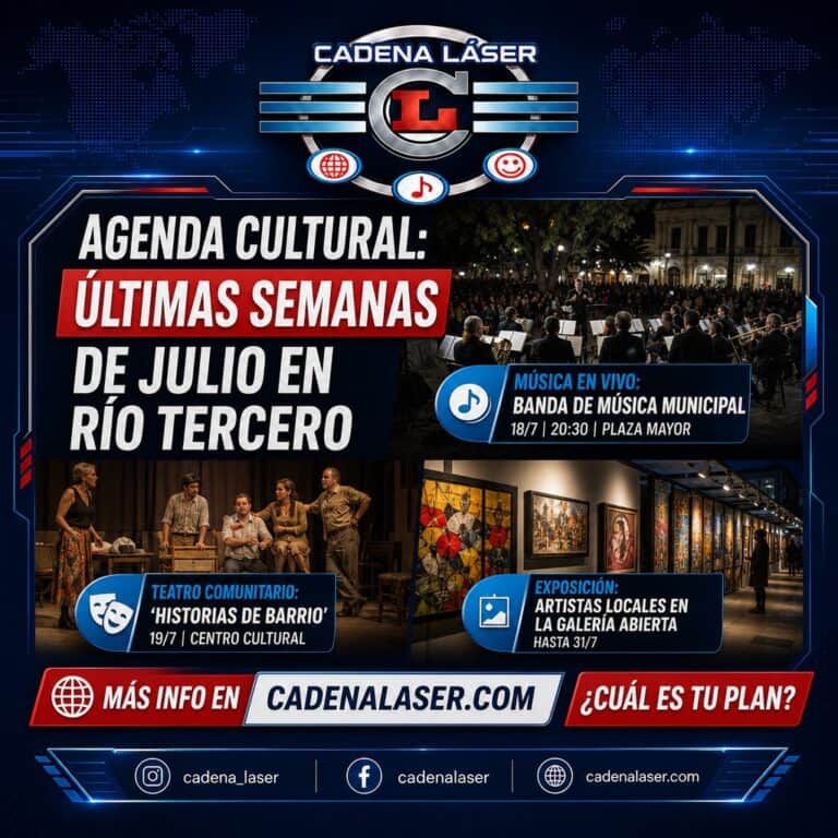ÚLTIMAS SEMANAS DE JULIO EN RÍO TERCERO