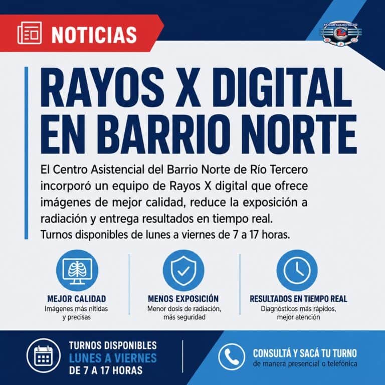 NUEVA TECNOLOGÍA EN CENTRO ASISTENCIAL B° NORTE
