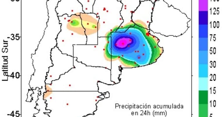 «Van a ser muy importantes»: hay precipitaciones en varias regiones productivas con acumulados muy importantes