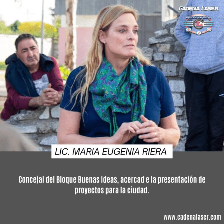 NOTA: Lic. Maria Eugenia Riera