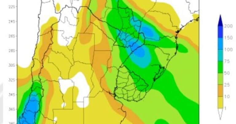 El clima: se vienen lluvias «moderadas a abundantes» en una región agrícola