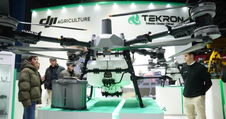 Los drones también pisan fuerte en la Rural de Palermo