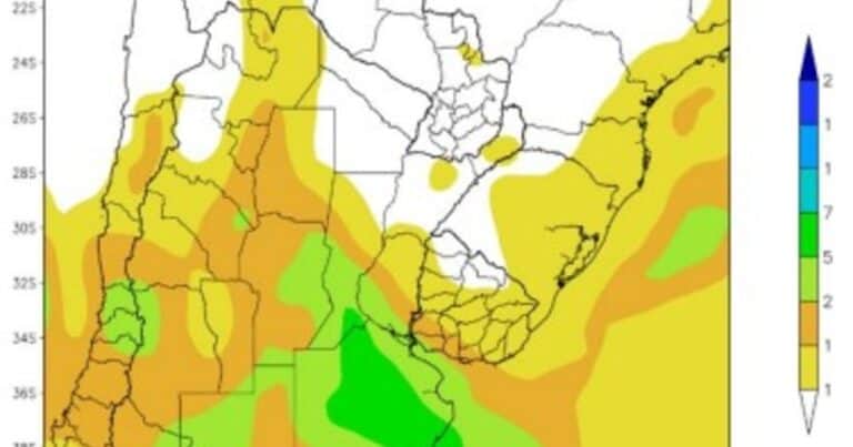 El clima para el campo: la Tormenta de Santa Rosa se concentrará en el centro-este agrícola