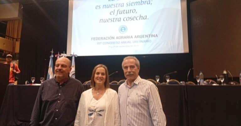 Andrea Sarnari fue reelegida como presidenta de Federación Agraria Argentina
