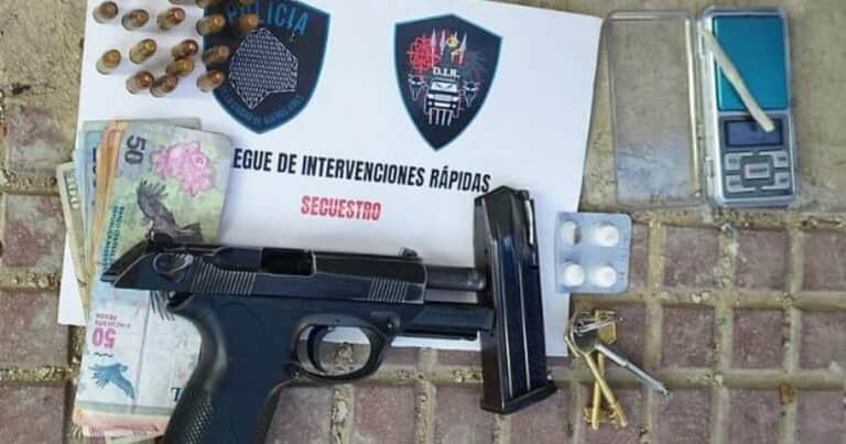 Pasó 8 de sus 27 años preso y volvió a caer con un arma lista para disparar en Pompeya