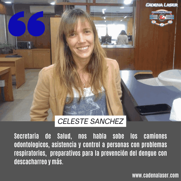 NOTA: Celeste Sanchez