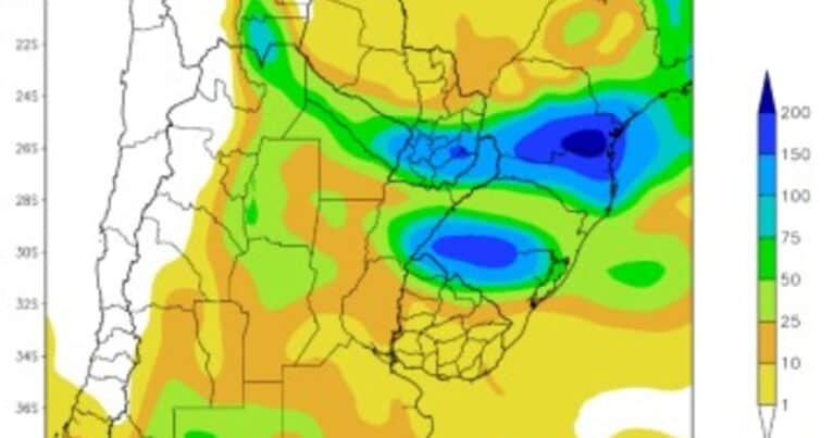 Tiempo frío, seguido por un fuerte ascenso térmico y lluvias dispares en todo el país