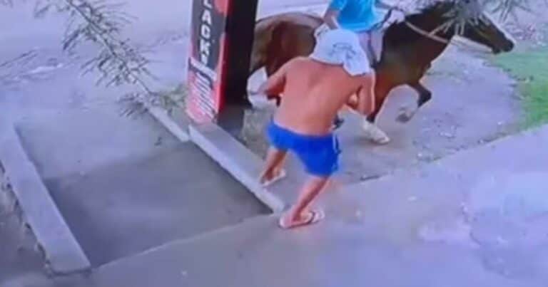 Córdoba: querían robar un maxikiosco, la vendedora los sacó corriendo y terminaron escapando a caballo
