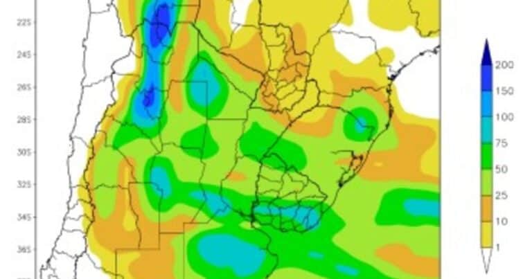 Clima: descenso térmico, calor extremo y lluvias abundantes marcarán los próximos 7 días