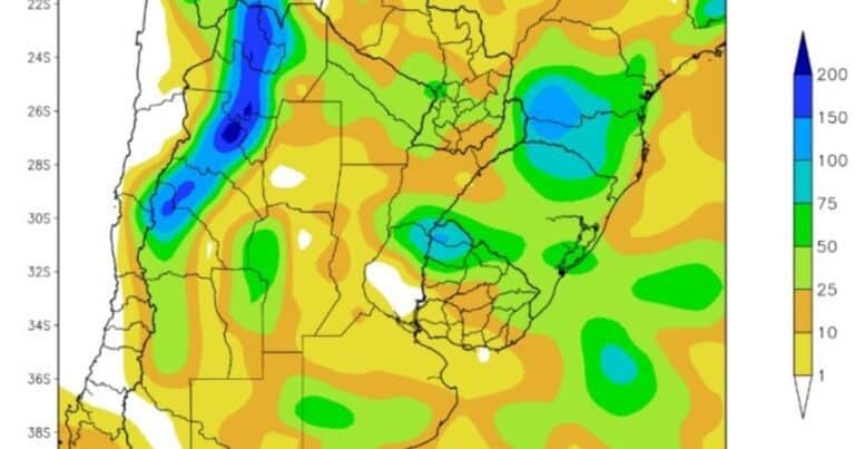 Las lluvias volverían a estar casi ausentes en la región núcleo en los próximos siete días