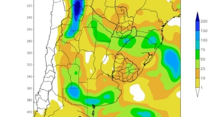 Las lluvias volverían a esquivar la región agrícola central, en un momento donde el maíz y la soja necesitan agua