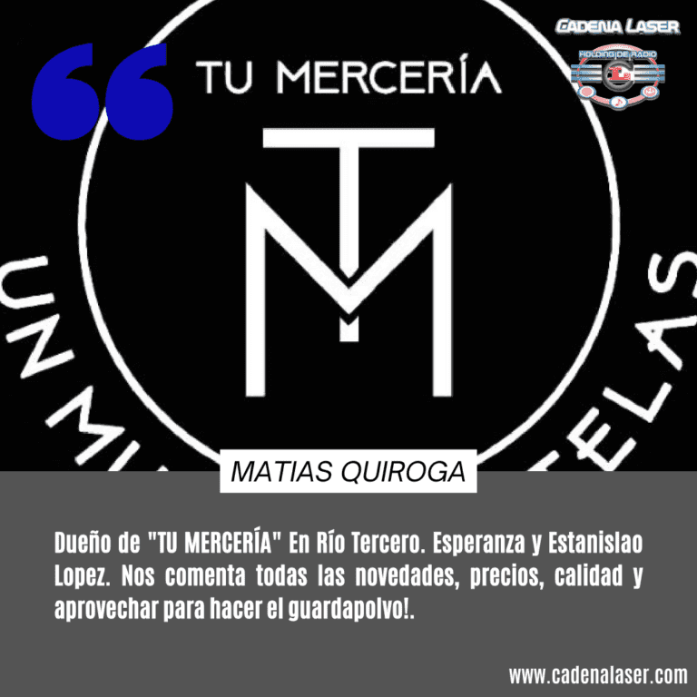 NOTA: Matias Quiroga