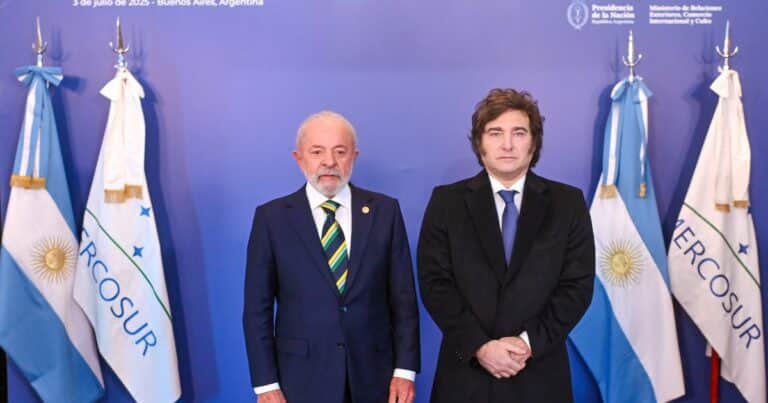 El Gobierno de Lula se quejó por el acuerdo comercial de Milei con Trump