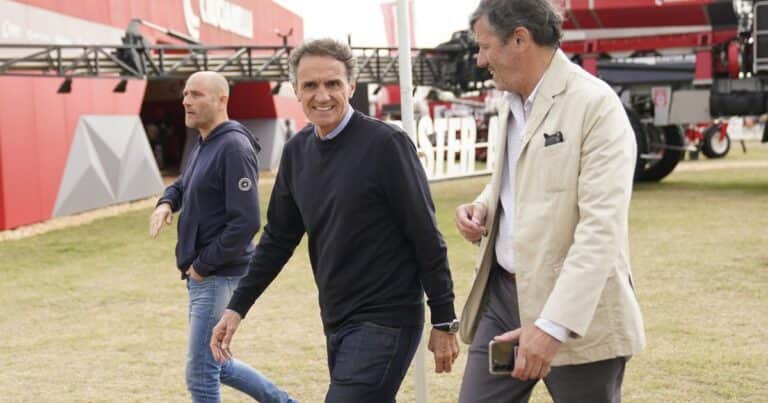 De Katopodis y «Wado» de Pedro a Germán Martínez y Mayra Mendoza: el PJ se mostró en Expoagro con reclamos al Gobierno
