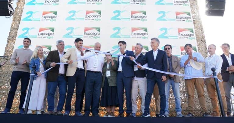 Expoagro inauguró su edición del 20° aniversario con récord de empresas y fuerte presencia política