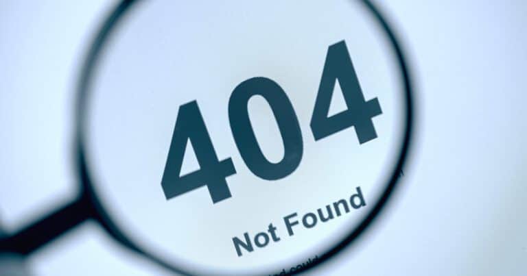 Error 404: cómo una página web rota puede ayudar a encontrar chicos desaparecidos