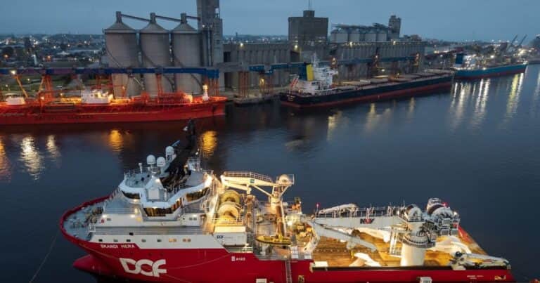 Empieza la obra submarina que permitirá exportar petróleo de Vaca Muerta por Río Negro