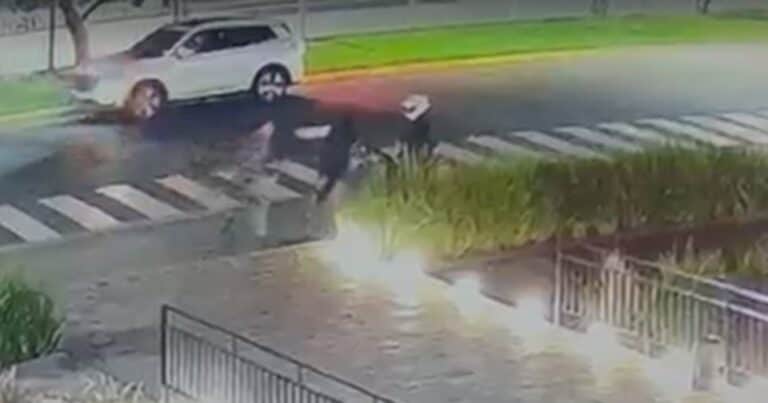 Un vigilador atropelló en el estacionamiento del Unicenter a un ladrón que acababa de robar en un negocio