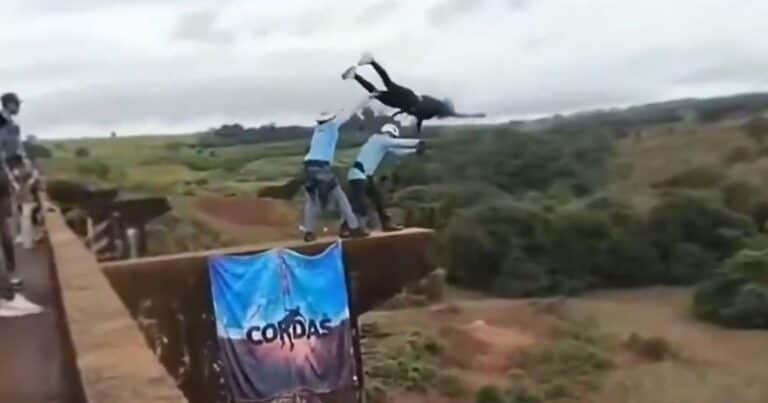 Habló uno de los testigos de la muerte de la joven que hacía bungee jumping en Brasil: «Tendría que haber sido yo»