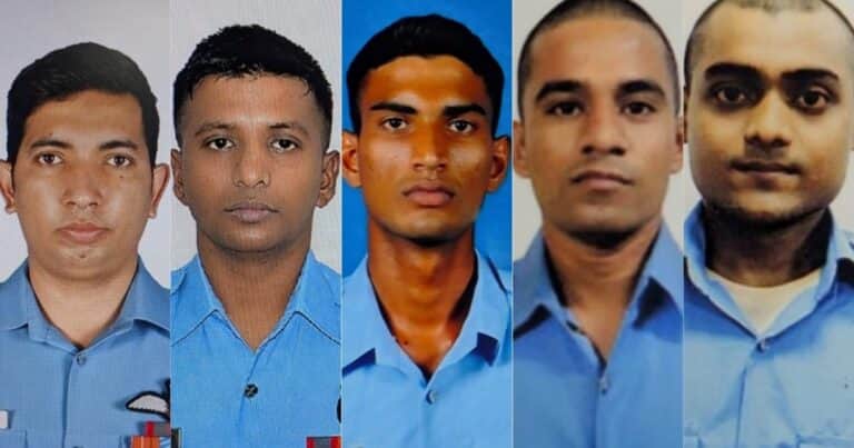 Murieron cinco militares al estrellarse un avión de la Fuerza Aérea india durante un vuelo de rutina