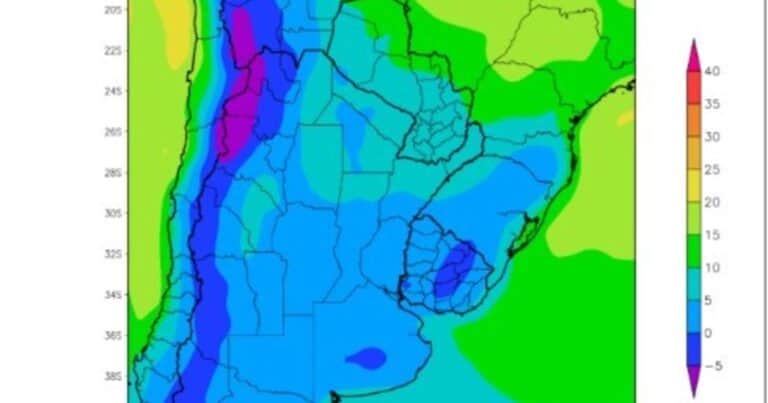 Avanza el aire polar: prevén heladas y lluvias escasas en las principales regiones productivas