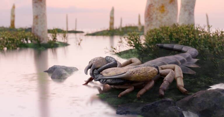 Hallan en Canadá el escorpión más grande que habitó la Tierra: medía más de un metro y vivió hace 415 millones de años