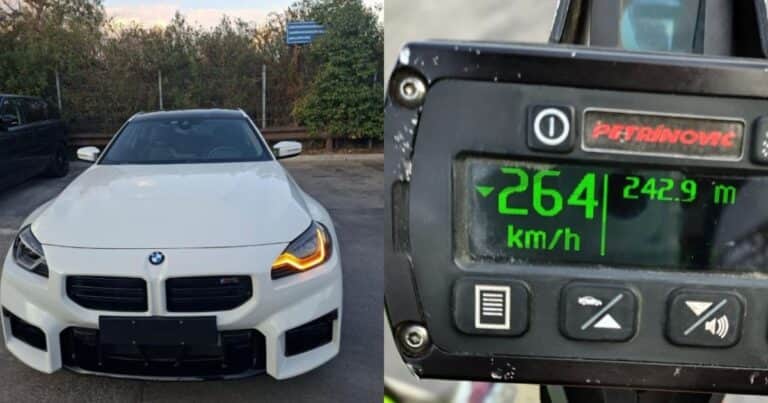 Detuvieron a un conductor por manejar a 264 km/h en una autopista de Chile pero quedó en libertad sin perder la licencia