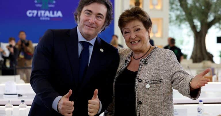 El FMI confirmó el viaje de Kristalina Georgieva a la Argentina y apoyó la reforma de la carta orgánica del Banco Central que quiere Milei