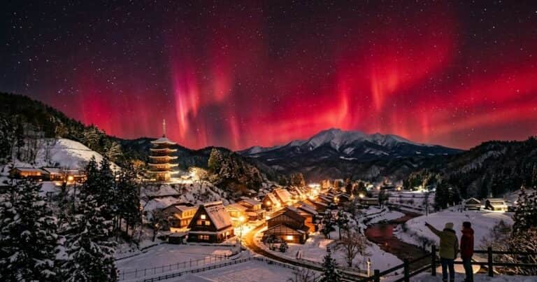 Ciencia en jaque: las auroras rojas de Japón alcanzaron 800 kilómetros y obligan a revisar las mediciones solares