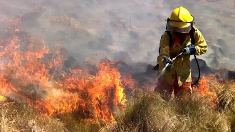 Incendios: el riesgo es extremo en gran parte de la provincia