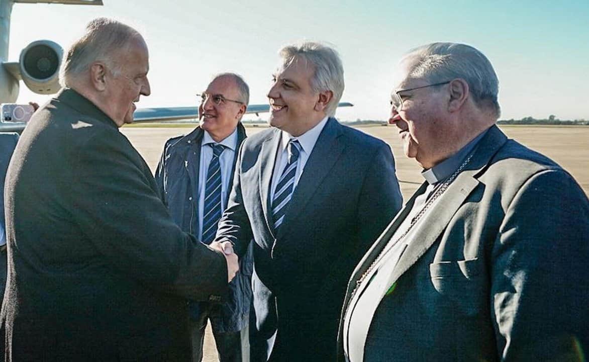 Visita del papa León XIV: la comitiva del Vaticano arribó a Córdoba