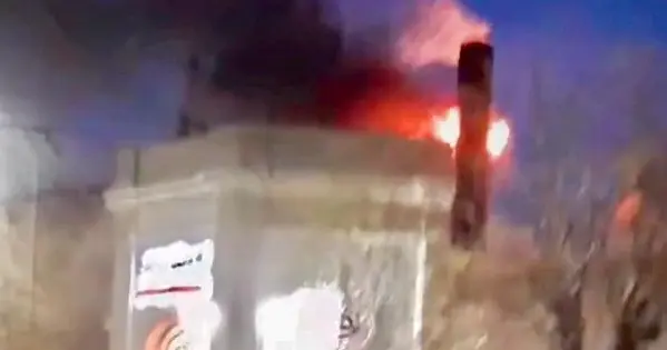 Incendio en la chimenea de un Parripollo en Barrio Ameghino