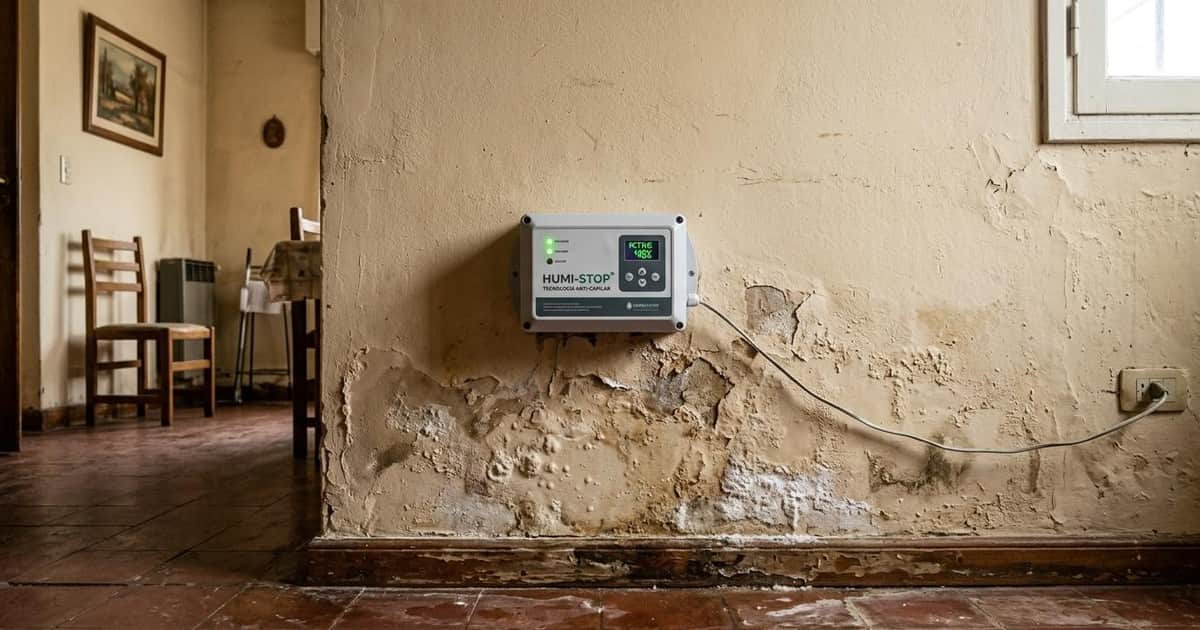 Humedad en las paredes: cómo funciona el dispositivo que promete una solución sin romper ni picar nada