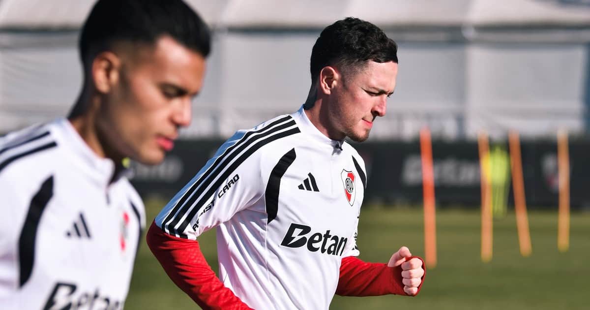 La práctica de River: ¿quién es el único tocado?
