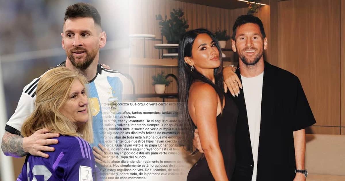 La mamá de Lionel Messi y Antonela sobre su retiro de la Selección: "Está toda la familia muy triste..."