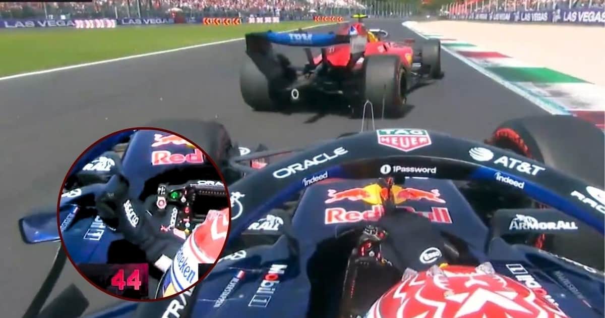 Video: Verstappen y Hamilton se picantearon en la práctica de la F1 en Monza