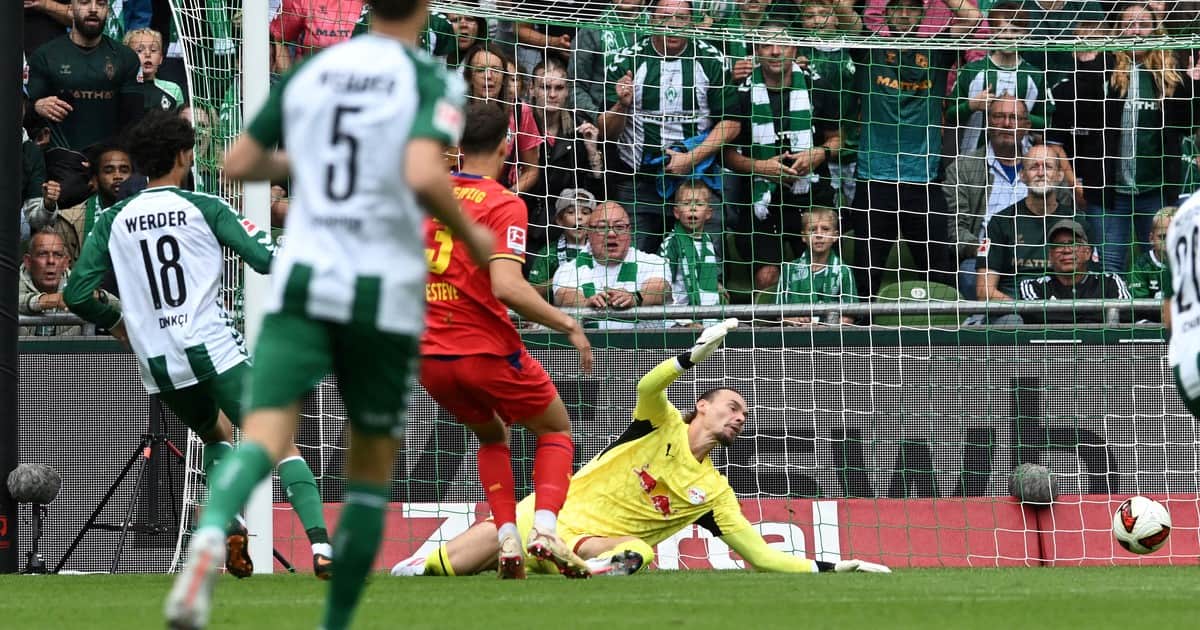 Dura derrota: el Leipzig de Martín Demichelis perdió 3-1 ante Werder Bremen en la Bundesliga