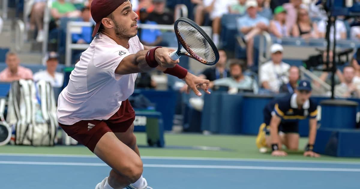 Francisco Cerúndolo perdió contra un frontón y se quedó sin cuartos de final en el US Open