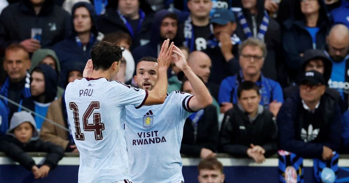 Video: el Aston Villa de Buendía metió el primer gol de la Champions 26/27