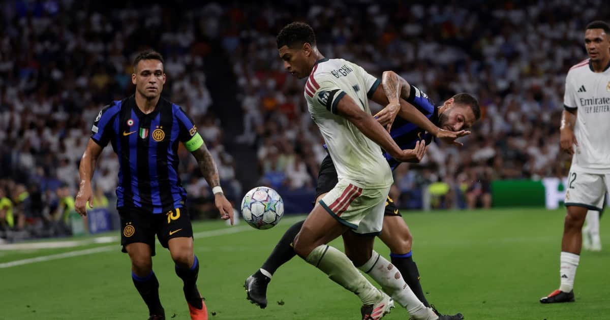 Sin rencores: el abrazo de Bellingham con Lautaro Martínez en Champions luego de lo que pasó en el Mundial