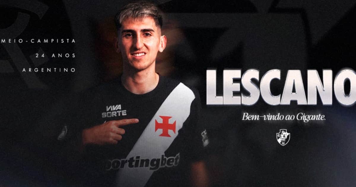 Del interés de Boca a su llegada a Brasil: Alan Lescano fue presentado como nuevo refuerzo de Vasco da Gama