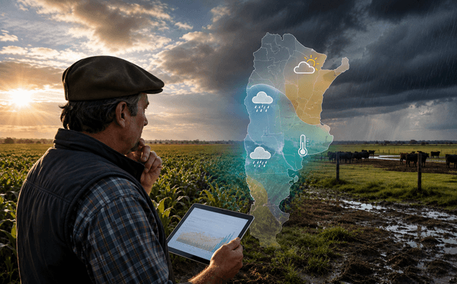 Pronóstico Trimestral. Bajo la influencia de “El Niño”, tendencia de lluvias y temperaturas para la primavera en Argentina