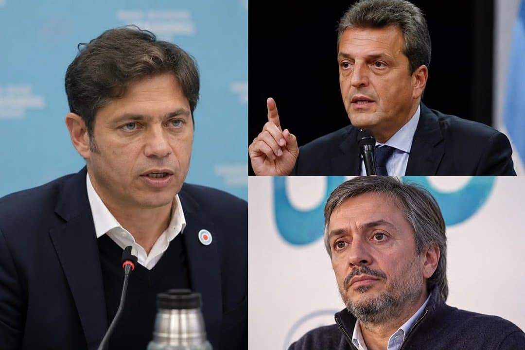 Reunión cumbre entre Kicillof, Máximo Kirchner, Massa y gobernadores del PJ para ordenar la interna y defender las PASO