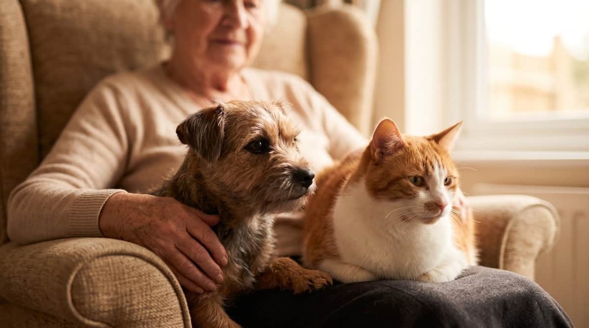 Buscan que perros y gatos puedan acompañar a los adultos mayores en residencias geriátricas