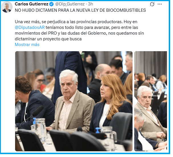 Amigos son los amigos: Kirchnerismo, PRO y UCR se unieron para frenar el proyecto de biocombustibles