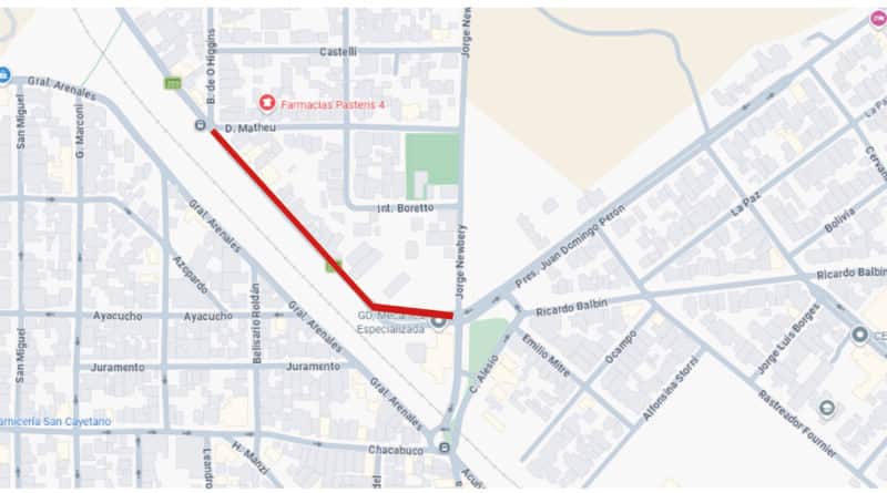 Por 9 días habrá un corte en calle José Ingenieros de B° Cerino por obra de gas: por dónde transitar