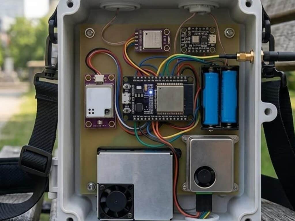 UNC: un equipo creó una estación portátil para medir la contaminación atmosférica